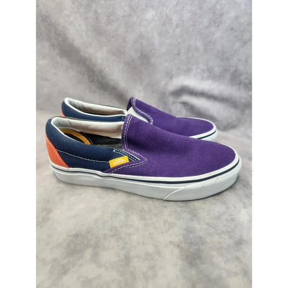 VANS Classic Slip-On Mix & Match VN0A4BV3TBZ Mens Size 4 Womens 5.5 EUC - Picture 3 of 6